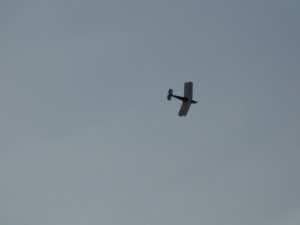 Démonstration de voltige en Bücker